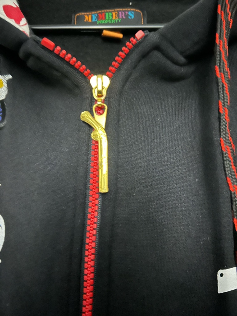 Members Property Ed Hardy Like Skull Jacket, Black - Picture 3 of 6